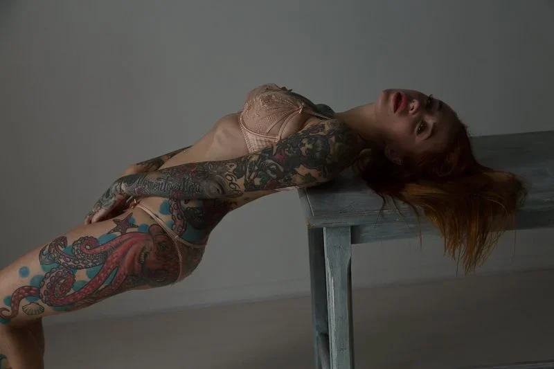 Glamour Portrait Beauty workshop with Yana Sinner by Neil Snape Beauty Portraits Inked Nu